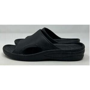 Dawgs Women's Black Slides Size 8